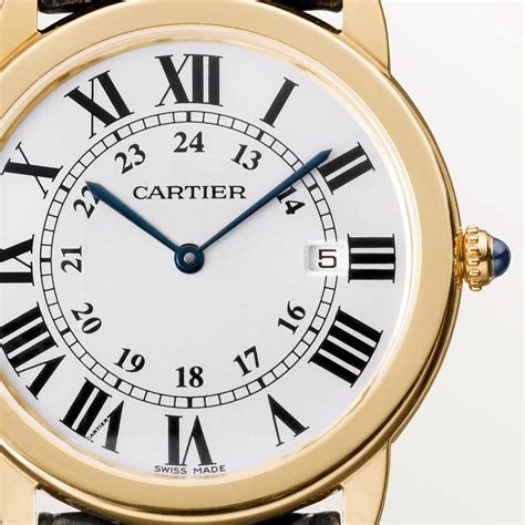 montre cartier ronde homme|montre cartier luxe.